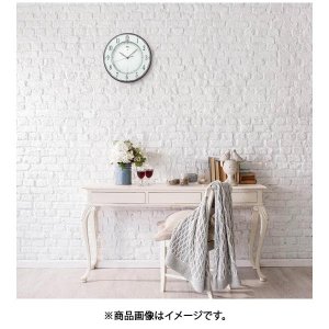 画像3: SEIKO[セイコー]　セイコークロック 　エムブレム　HS524B　　掛時計　スタンダード　電波クロック　正規品 (3)