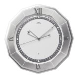 画像: SEIKO[ セイコー]　セイコークロック　HS555S　セイコーエムブレム　衛星電波掛時計　掛け時計　　正規品