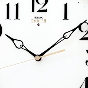 画像2: SEIKO[セイコー]　セイコークロック　エムブレム　HS553B　掛時計　スタンダード　電波クロック　正規品 (2)