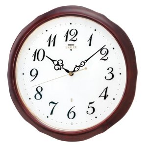 画像: SEIKO[セイコー]　セイコークロック　エムブレム　HS554B 　掛時計　スタンダード　電波クロック　正規品