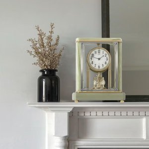 画像2: SEIKO[ セイコー]　セイコークロック　HW597M　セイコーエムブレム 　電波置き時計 　正規品 (2)