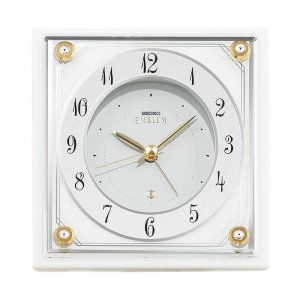 画像7: SEIKO[ セイコー]　セイコークロック　置時計　HR592W　セイコーエムブレム 　クオーツ　正規品 (7)