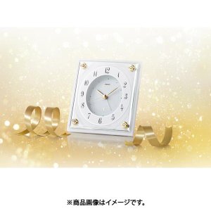 画像9: SEIKO[ セイコー]　セイコークロック　置時計　HR592W　セイコーエムブレム 　クオーツ　正規品 (9)