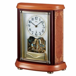 画像: SEIKO[ セイコー]　セイコークロック　置時計　HW595B　セイコーエムブレム 　電波クロック　正規品