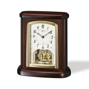 画像: SEIKO[ セイコー]　セイコークロック　置時計　HW582B　セイコーエムブレム 　電波クロック　正規品