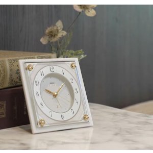 画像12: SEIKO[ セイコー]　セイコークロック　置時計　HR592W　セイコーエムブレム 　クオーツ　正規品 (12)