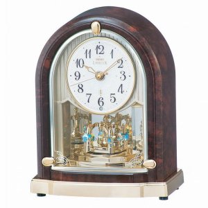 画像: SEIKO[ セイコー]　セイコークロック　置時計　HW591B　セイコーエムブレム 　電波クロック　正規品