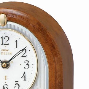 画像2: SEIKO[ セイコー]　セイコークロック　置時計　HW592B　セイコーエムブレム 　電波クロック　正規品 (2)
