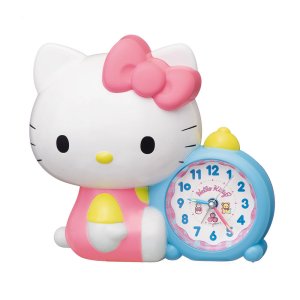 画像: SEIKO[ セイコー] クロック　JF386A　キャラクター 　ハローキティ 　目ざまし時計　クオーツ　正規品