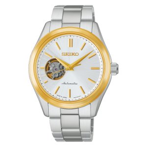 画像1: SEIKO[セイコー]　SEIKO SELECTION[セイコー セレクション]　HFB004J　メンス メカニカル　 自動巻き 腕時計  セミスケルトン  正規品 (1)