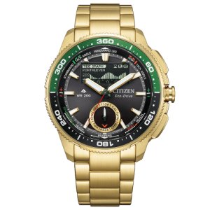 画像: CITIZEN[シチズン]PROMASTER[プロマスター]  JV3002-51E　MARINEシリーズ  エコ・ドライブ コンビネーションウオッチ メンズ　 正規品
