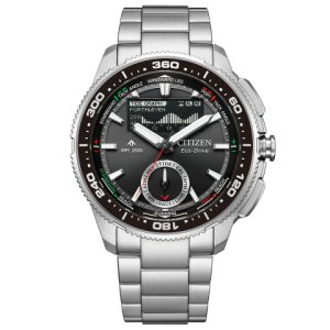 画像1: CITIZEN[シチズン]PROMASTER[プロマスター]  JV3001-53E　MARINEシリーズ  エコ・ドライブ コンビネーションウオッチ メンズ　 正規品 (1)