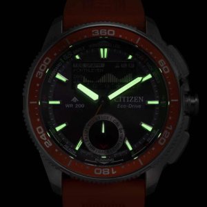 画像4: CITIZEN[シチズン]PROMASTER[プロマスター]  JV3000-13E　MARINEシリーズ  エコ・ドライブ コンビネーションウオッチ メンズ　 正規品 (4)