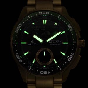 画像4: CITIZEN[シチズン]PROMASTER[プロマスター]  JV3002-51E　MARINEシリーズ  エコ・ドライブ コンビネーションウオッチ メンズ　 正規品 (4)